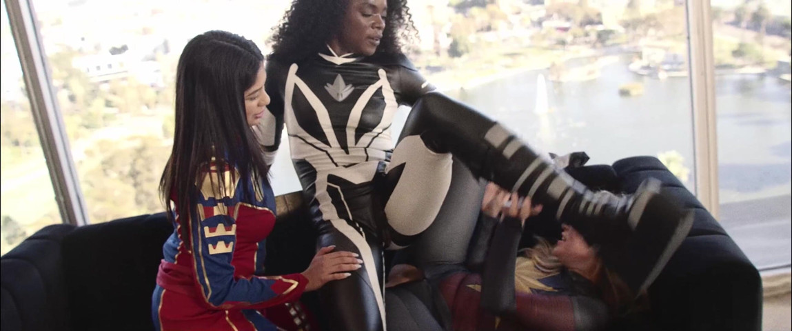 Superhero Threesome (Cosplayground)