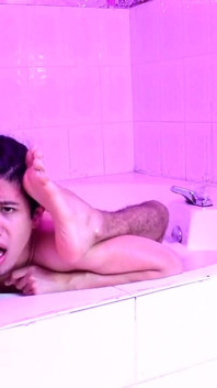 Füße im whirlpool
