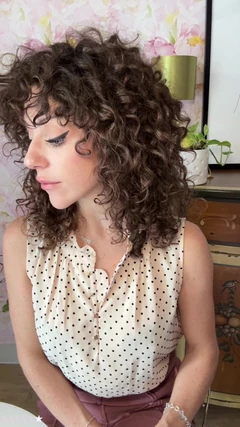 Teacher with Curly Hair Takes Advantage for Extra Grade