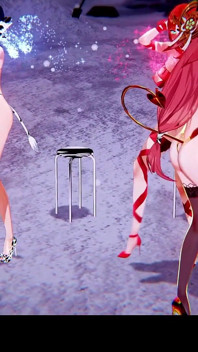 [mmd] ローリンの4人乗りのセックスユニフォーム。船乗りのストッキング
