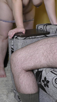 Creampie in Wife Pussy While Cuck Hubby Watch - Milky Mari