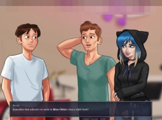 3DXXXTEEN2 Cartoon: Amano essere soli a casa. Sesso cartone porno 3D