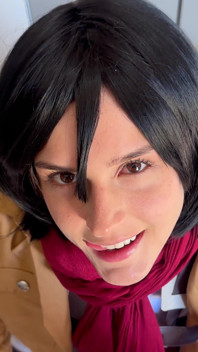 Mikasa, POV, fantasme de pipe - lent, mouillé et coquin