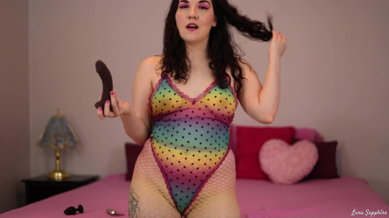Luna Sapphire: Butt dziwka anal instrukcja i strap-on POV femdom
