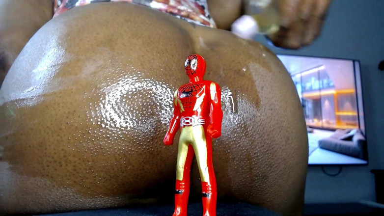 Maeling: Tiny Spiderman - primera aventura de héroe anal, fetiche de gilipollas