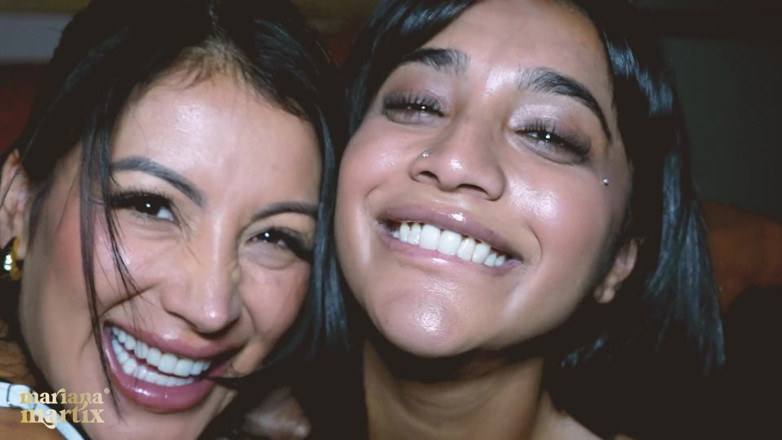 Mariana Martix: Two Busty Sluts in Lingerie Have Hardcore Lesbian Sex - Mariana...