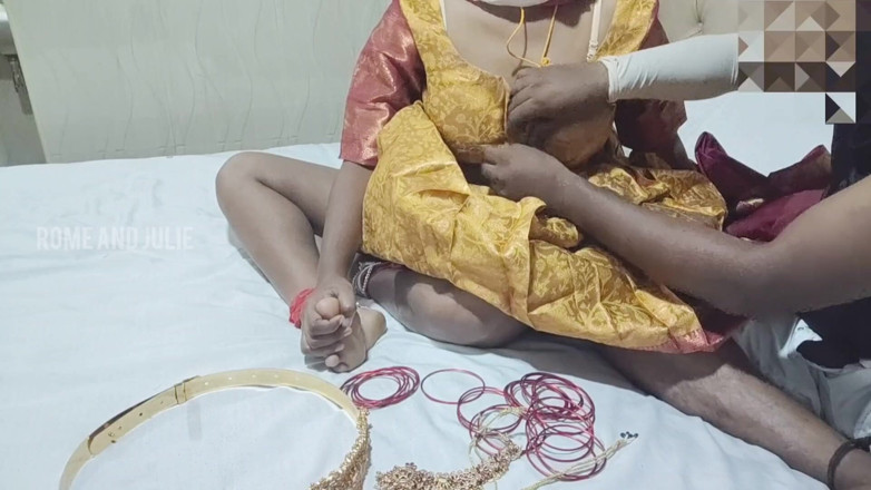 Bad boy rome: Fist Night with Shy Young Girl Meera Tamil Clear Audio