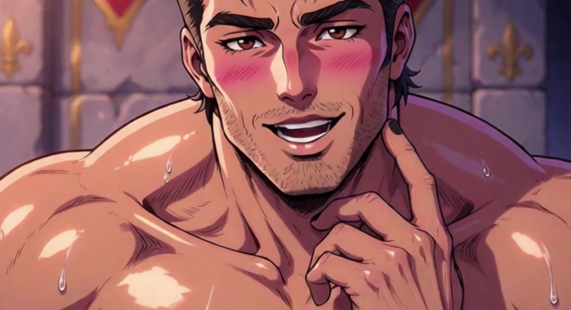 Erotic Man: Ai Muscular Men Castle Seduction
