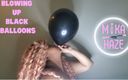 Mika Haze: Blåser upp svarta ballonger
