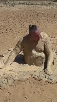 Mudbath in Creamy, Light Mud - Like Vanilla Pudding
