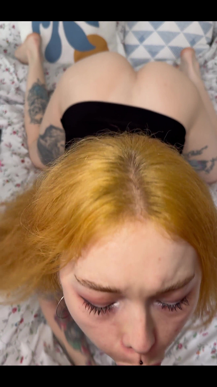 Karneli Bandi: POV Messy Deepthroat From Your Naughty Roommate