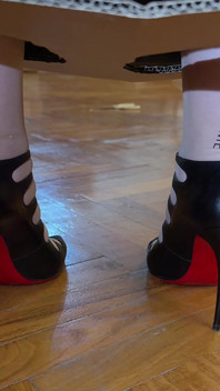 Metal Butt Plug &high Heels in a Carton Box