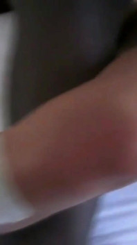 Beautiful Italian blonde betrays a boy with a black cock