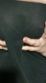 Big tit BBW grać z cyckami na twarzy