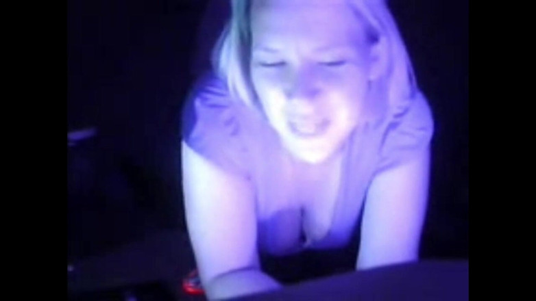 Dogging after dark: Brudny język piesek