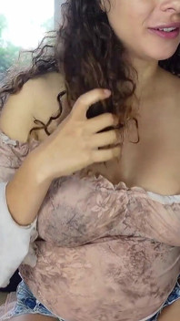 Pregnant Lady Ana Show Boobs