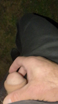 Jerk off Outdoors