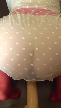 Mature Chubby Ass Shakes Doggystyle as Chubby MILF with Big Dildo Fucks Her Hairy Pussy