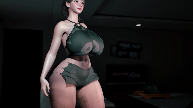 Why fuck so hard: 3Dで大きな胸のスラットが太った大きなチンコの上司と浮気