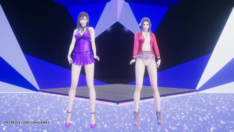3D-Hentai Games: [MMD] TAEYEON - INVU Aerith Tifa Lockhart hot striptease final fantasy...