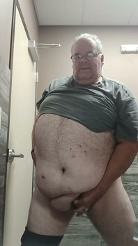 Jerking off in a Public Bathroom.