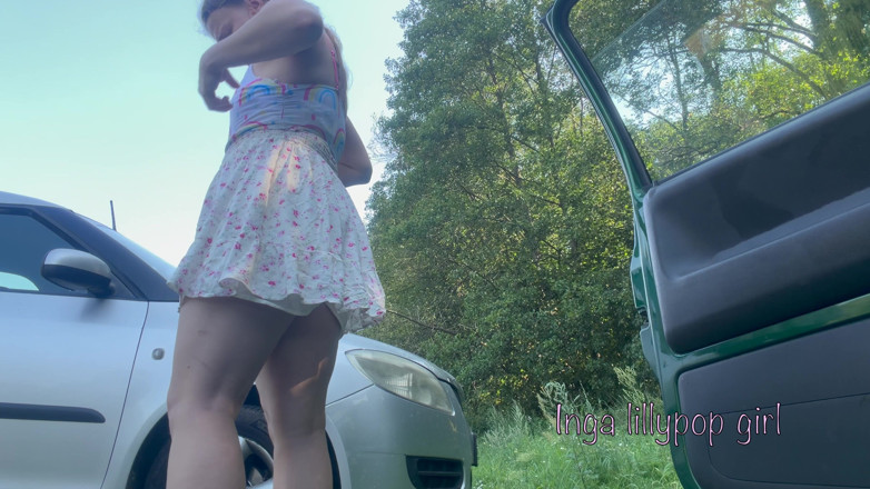 Inga lillypop girl: I Didn't Know That Someone Was Filming Me Changing Into...