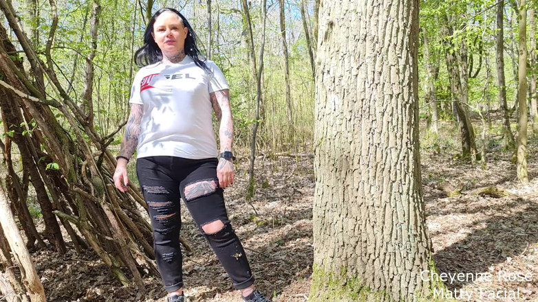 Cheyenne Rose 80: Divertimento all'aria aperta scopata e facciale