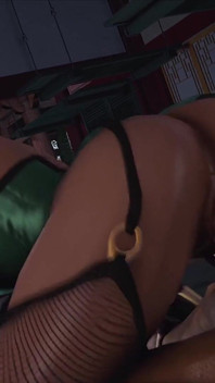 Cosplay z śmiertelnego kombat zakończył się gorącym twardym seksem.