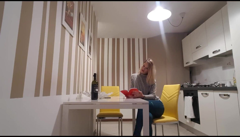 Erotic Tanya: Cute Blonde Reading and Farting Hard