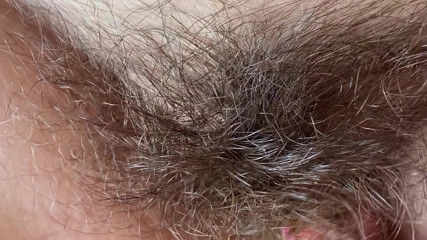 Cuteblonde666: Hairy bush fetish video closeup