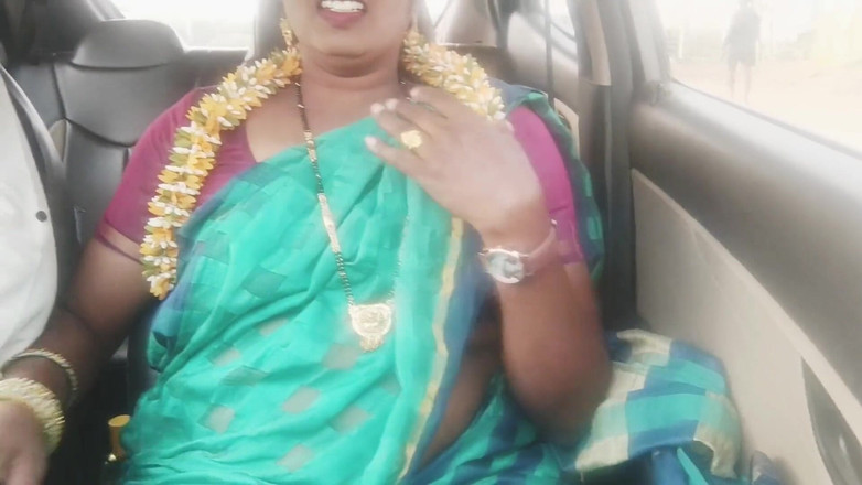 Telugu honey lips: 義父は義理の娘に怒っている車のセックステルグ語のクレイジーな下品な話。パート-2