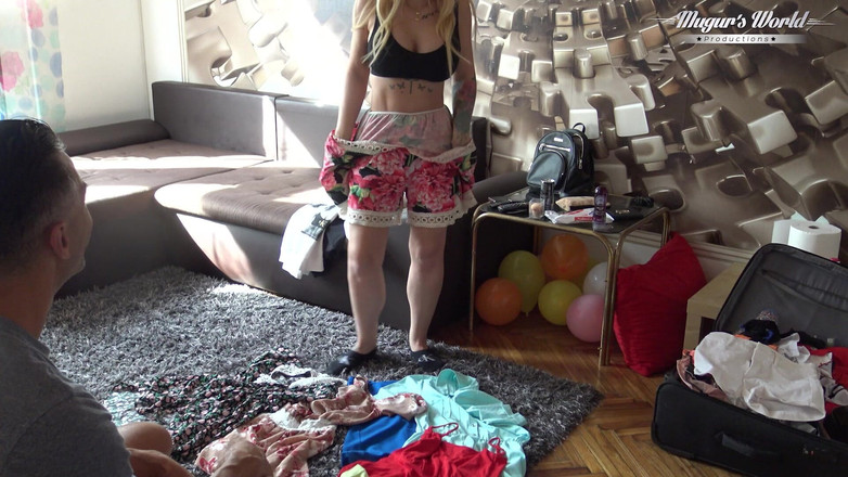 Mugur's World: 胸の大きいブロンドのキラのホットマッサージとセックスの舞台裏