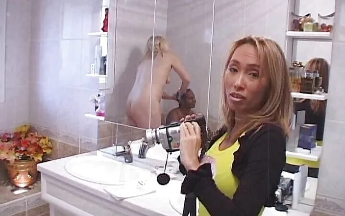 Planete Francaise: All-natural French Blonde Gets an Interracial Threesome