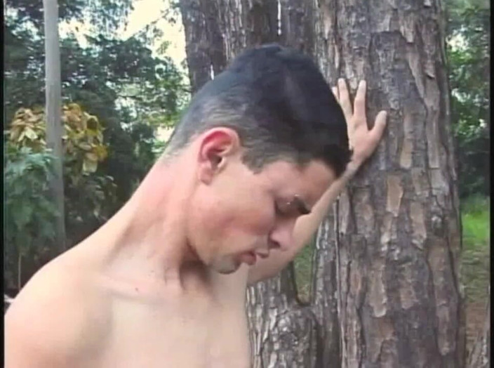 Shemale videos: Latina transeuxle fucking striaght in forest cruising