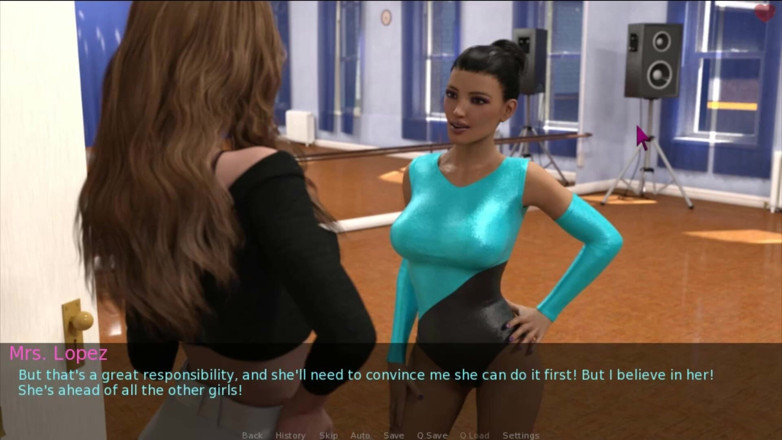 Visual Novels: Een vrouw en stiefmoeder deel 32 - hete dansers