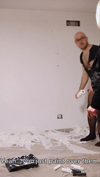 Nekompetentní malování otroka? Ponižující honění! - Paní Julia