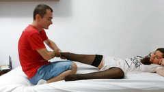 Alex and Luiza: Roztomilá vysokoškolačka šuká se svým přítelem