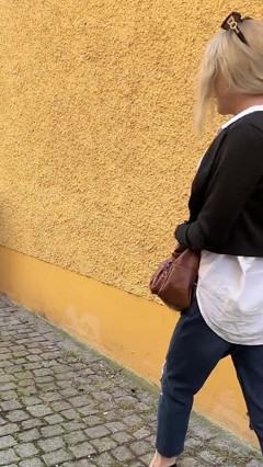 Hot Insights Because of Zipper Jeans! Tranny Girl Cums on Public Park Bench! thumbnail