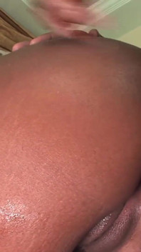 Hot black girl fucking in the asshole
