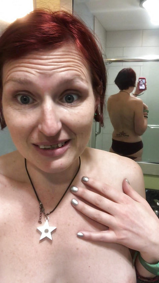 Thumbnail of Stepmommy Wriggler Hunts for the Best Place to Do a POV Piss