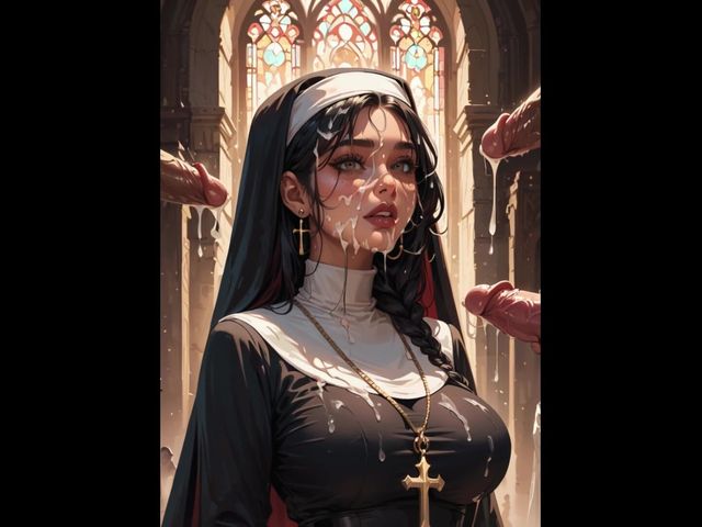 Hot Nun Fucked by Monster Cock Ai Porn (Sexy kahani)