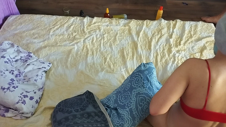 Amateur_MS: Předehra sexy amatérského páru v ložnici