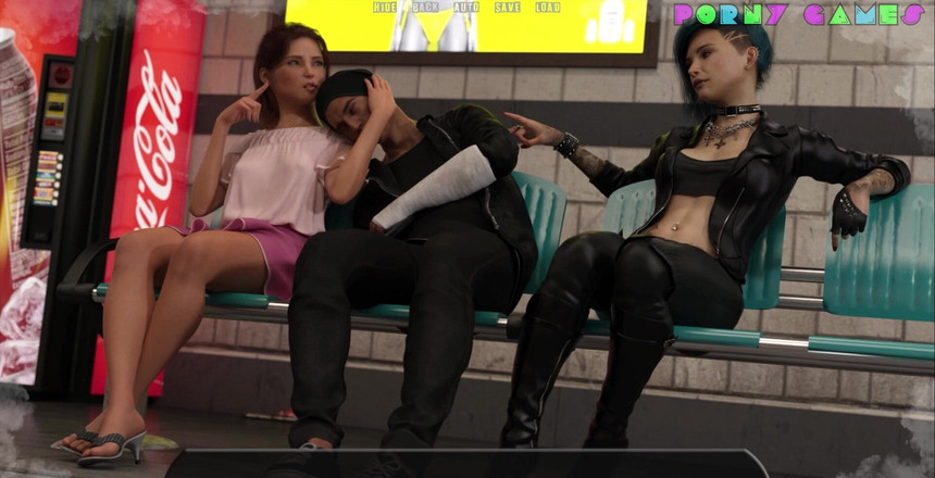 Porny Games: Halfway house - 駅で仮眠 (31)