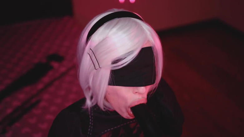Mysweetalice: Büyük zenci yarağı nier automata cosplay büyük zenci yarağı oral...