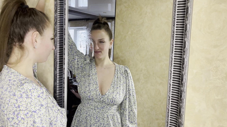 Hottie goddess: Messy Spit &amp;mucus Play on Glass