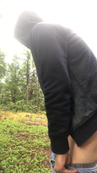 Adam Kaye Jacks off in the Mountains