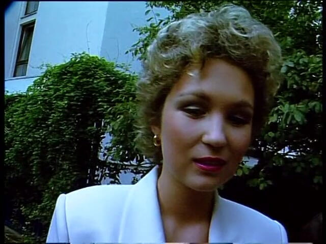 Lucky Cooch: Classy german females giving an outdoor interview