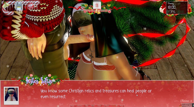 Cumming Gaming: Nieograniczone Święta Bożego Narodzenia [xmas hentai porno play] ep.6 kobieca dominacja policjantka...