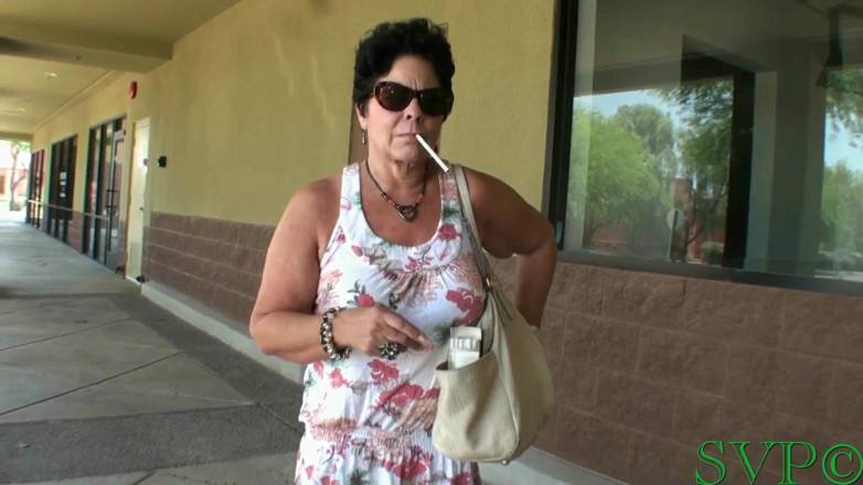 Wicked BBW smoking: Cougar BBW GILF Smokes &amp; Poses
