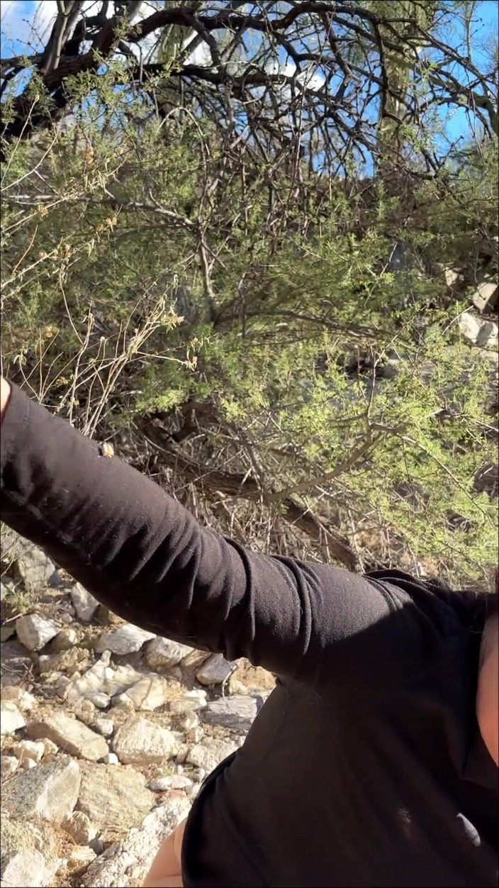 Zilah Luz: Masturbating My Hairy Pussy While Exploring Nature